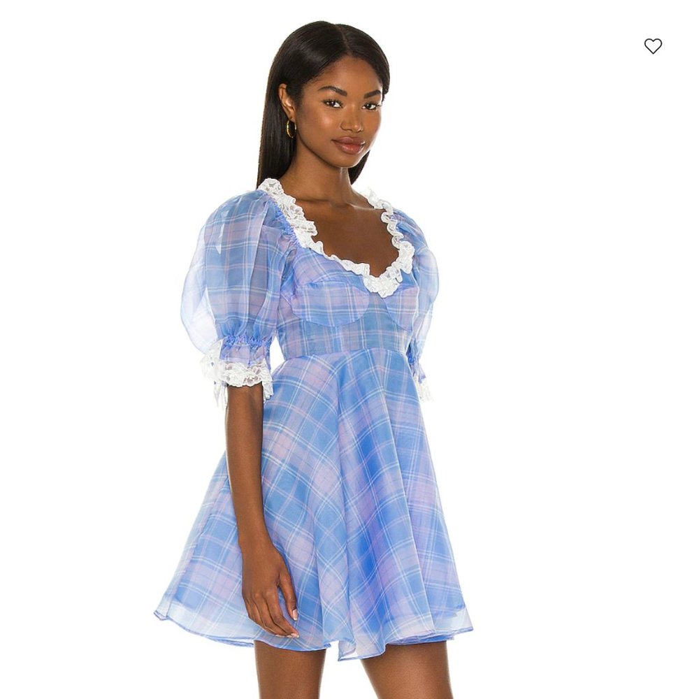 Selkie Cindy Plaid Parliament Dress - XS